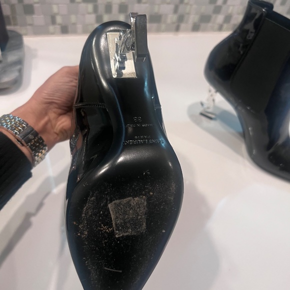 Saint Laurent booties black patent leather - Picture 5 of 8